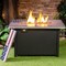 Deko Living 40 Inch Rectangular Outdoor Commemorative Propane Firetable 50,000 BTU COB10008 - alternate 2